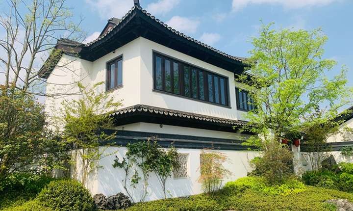 咸宁梓山湖江南里别墅三房独栋庭院(3大床3卫)