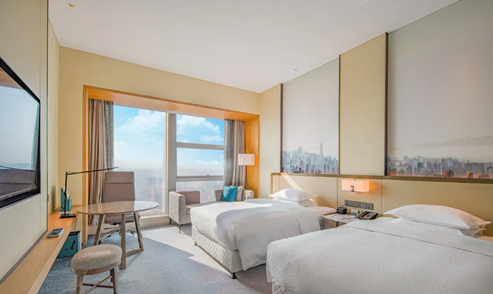 豪华城景双床房（含早+1正餐）