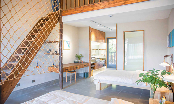 离三 LOFT  （单人床 1.2*2m*2+双人床1.5*2米*1）