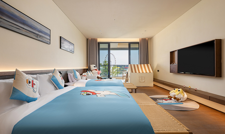 亲子房1晚含3早+3张3小时初级滑雪套餐