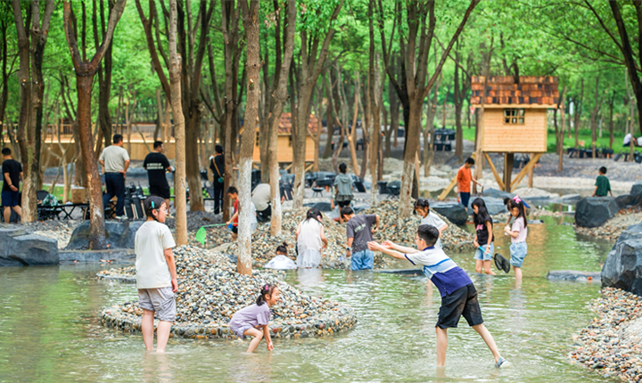 东西湖柏泉天鹅湖生态园区