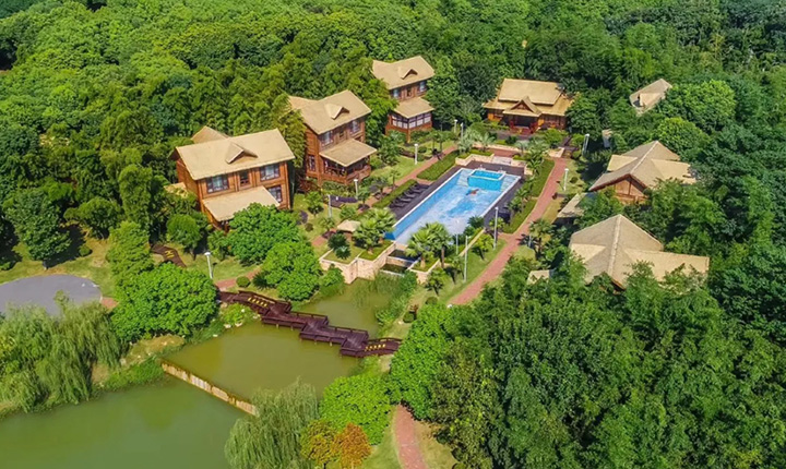 双12特惠|¥999打卡悦兮半岛平层树屋套餐（树屋大床/标间+私汤+围炉煮茶+双人自助早餐）