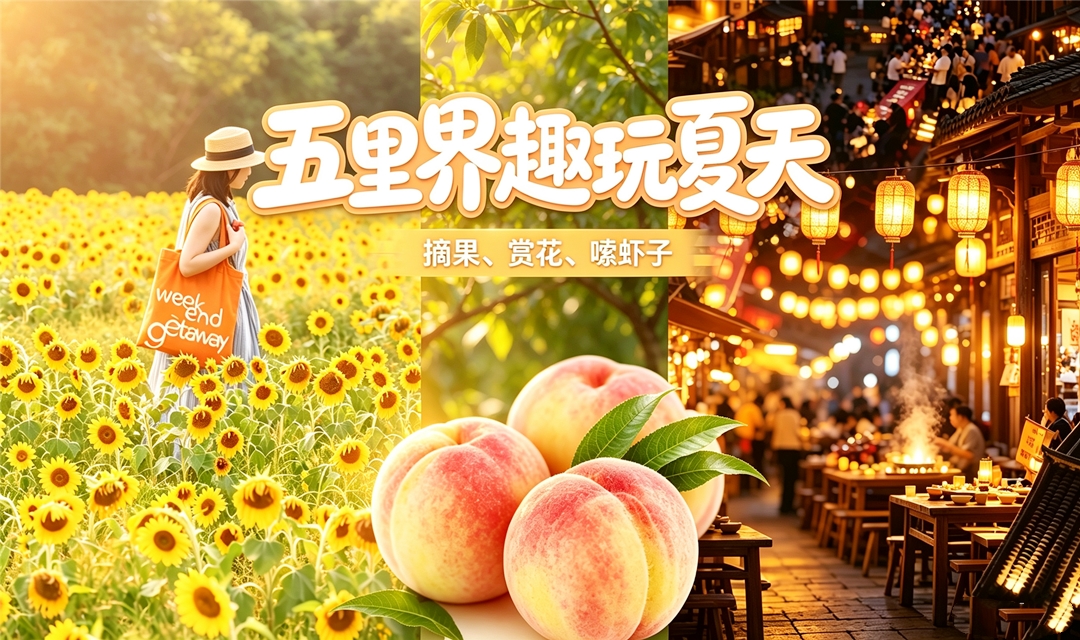 快冲！摘果、赏花、嘬虾子，五里界的夏天太顶了！