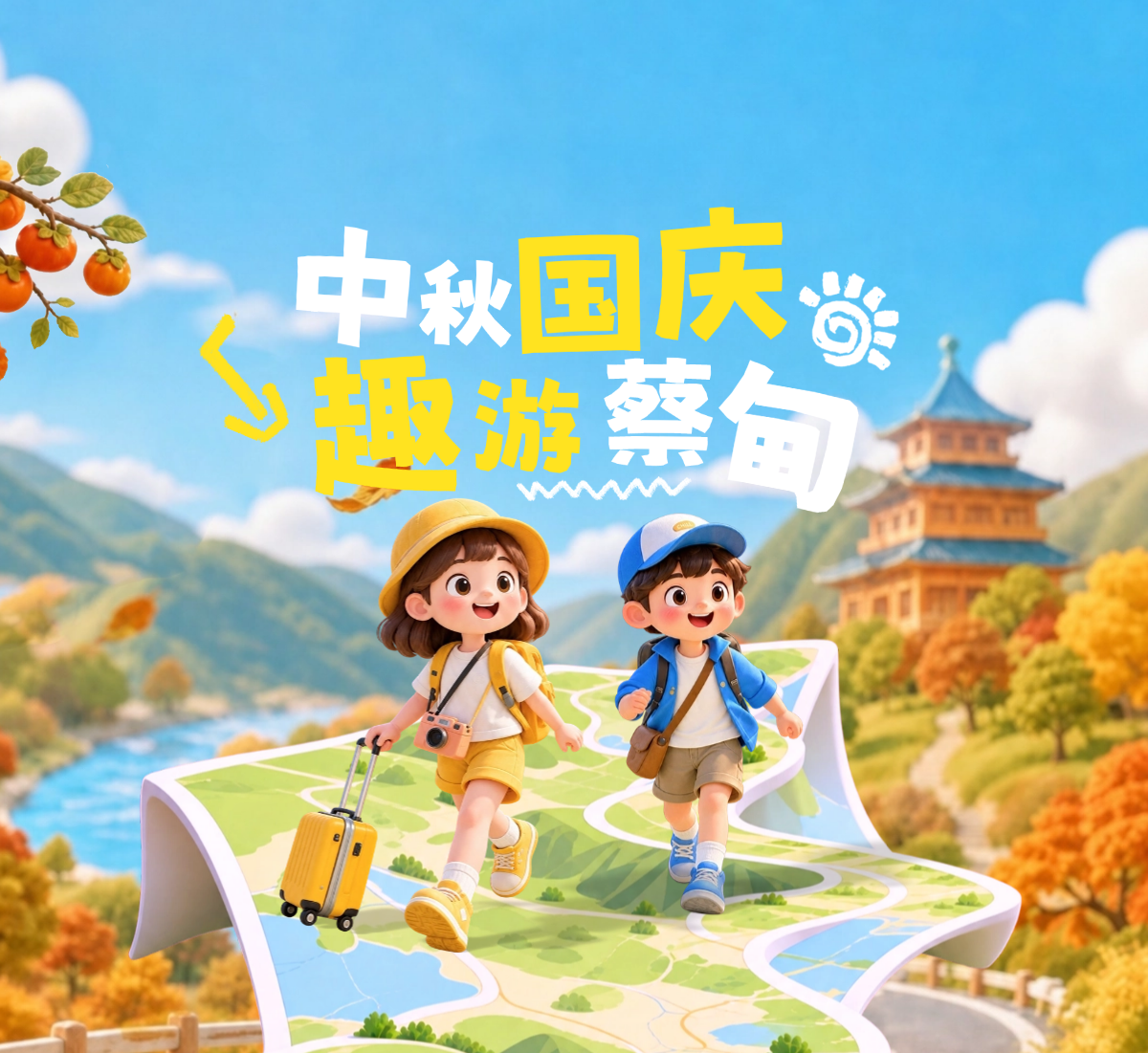 中秋国庆 趣游蔡甸